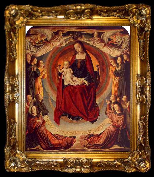 framed  Master of Moulins Coronation of the Virgin, ta009-2
